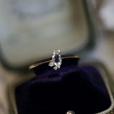 Новинка 2022, кольцо в форме французского бриллианта из стерлингового  серебра 925 пробы с платиновым покрытием и мини-звездой, роскошное женское  кольцо с цирконием | AliExpress