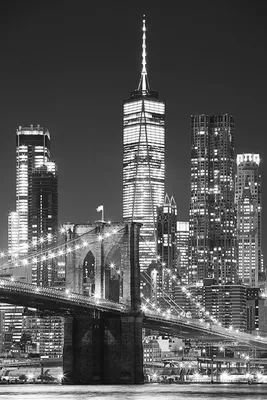 Бруклинский Мост Ньюйорка В Чернобелый — стоковые фотографии и другие  картинки Чёрно-белый - Чёрно-белый, Бруклинский мост, Бруклин - Нью Йорк -  iStock