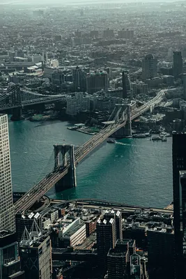 Обои New York City Города Нью-Йорк (США), обои для рабочего стола,  фотографии new, york, city, города, нью, йорк, сша, манхэттен, manhattan,  ночной, город, бруклинский, мост, brooklyn, bridge Обои для рабочего стола,  скачать