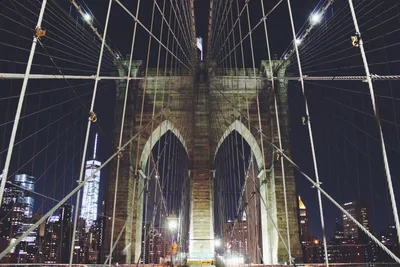 Картина Бруклинский мост, 60x80 см цена | 220.lv