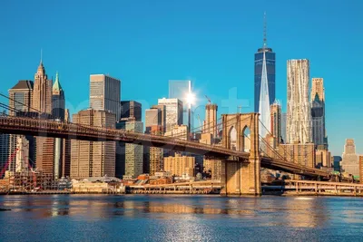 Бруклинский мост через пролив Ист-Ривер | РИА Новости Медиабанк