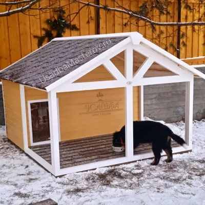 Изделия из дерева - Как построить будку для собаки своими руками. Для  собаки, которая живет во дворе, будка — это дом, совершенно необходимое  строение, она спит в ней, прячется от непогоды или