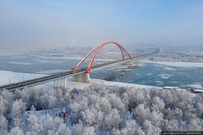 Видеоролик Бугринский мост в Новосибирске