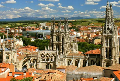 Catedral De Santa Maria, Бургос (Испания) Стоковое Изображение -  изображение насчитывающей конструкция, небо: 45132443