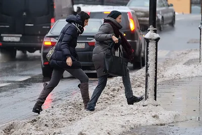 Снежная буря в Москве
