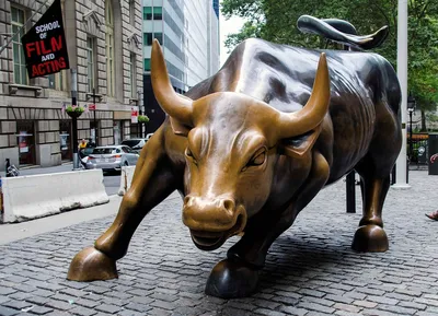 Charging bull wall street new york hi-res stock photography and images -  Alamy