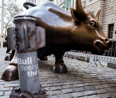 В эксплуатацию бык в Нью-Йорке Редакционное Изображение - изображение  насчитывающей художничества, финансовохозяйственно: 201439250