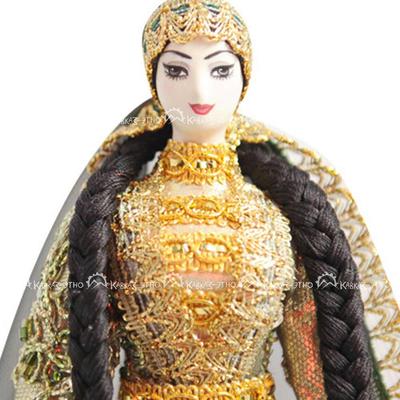 Кукла чеченка - малая в золотом платье - купить в Москве, цена от  производителя