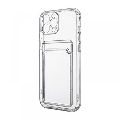 Силиконовый чехол iPhone 13 Pro прозрачный с отделением под карту купить в  Екатеринбурге, цена, характеристики