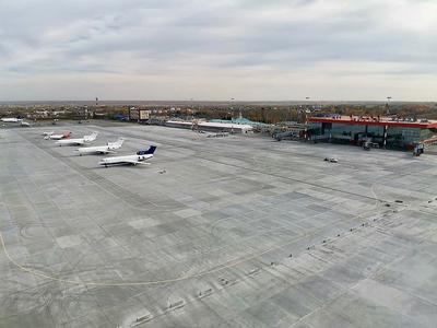 Аэропорт Челябинска снова закрыли из-за снегопада