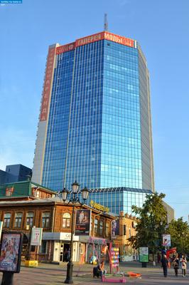 Челябинск-Сити 23 этажное здание делового центра в Челябинске - Фото с  высоты птичьего полета, съемка с квадрокоптера - PilotHub