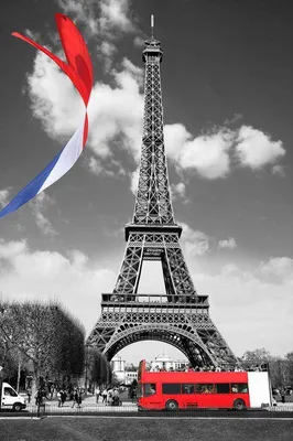Чёрно белое фото, Париж, бельвар, …» — создано в Шедевруме