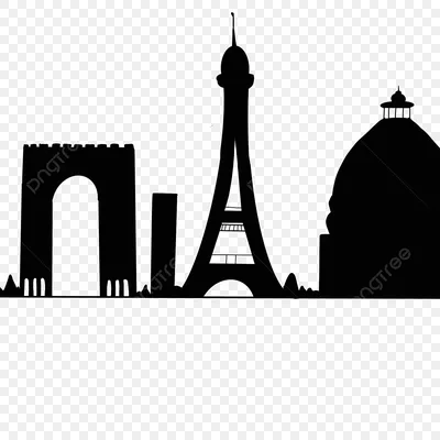 Черно белые картины Париж, Фотокартина город «Парижские кружева»