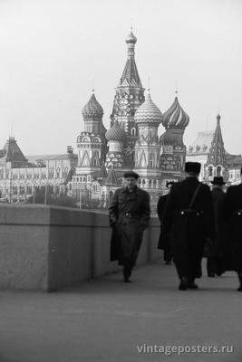 Картинка Москва ночью » Черно-белые » Картинки 24 - скачать картинки  бесплатно