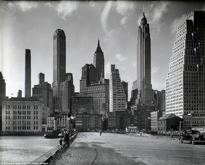 Черно-белый Нью-Йорк начала XX века