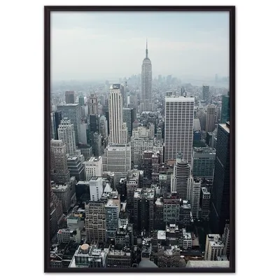 Постер Высотки Нью Йорка купить на стену в AllStick.ru недорого из каталога  интернет-магазина плакатов и панно