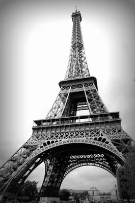 Черно белые фото Парижа высокого разрешения