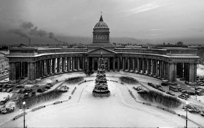 Город санкт петербург черно белые - 81 фото