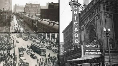 Wacker Drive. Chicago. 1930 Stock Photo - Alamy