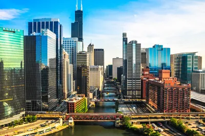 Обои Города Чикаго (США), обои для рабочего стола, фотографии города, Чикаго,  сша, мосты, небоскребы Обои для рабочего стола, скачать обои картинки  заставки на рабочий стол.