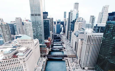 Обои Города Чикаго (США), обои для рабочего стола, фотографии города, Чикаго  , сша, мосты, небоскребы Обои для рабочего стола, скачать обои картинки  заставки на рабочий стол.