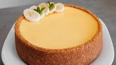 Classic New York Cheesecake with Lemon Flavor - YouTube