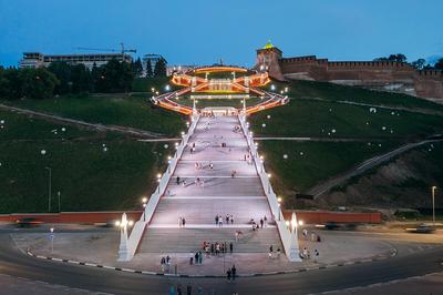Чкаловская лестница Нижний Новгород фото