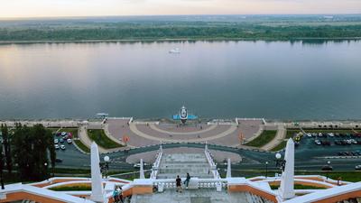 Файл:Nizhny Novgorod. Chkalov Stairs 2014.jpg — Википедия