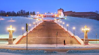 Чкаловская лестница — мой любимый уголок Нижнего — Я открываю Нижний  Новгород