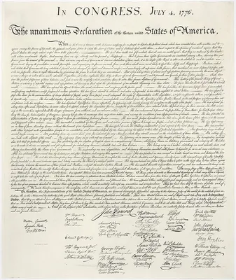 Декларация независимости США фото
