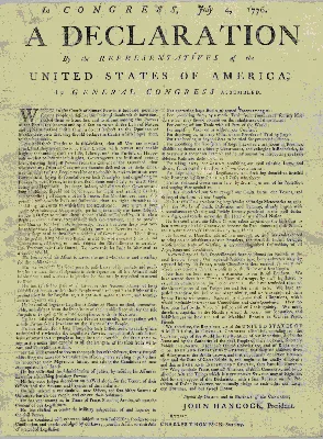 244 года назад подписали Декларацию независимости США