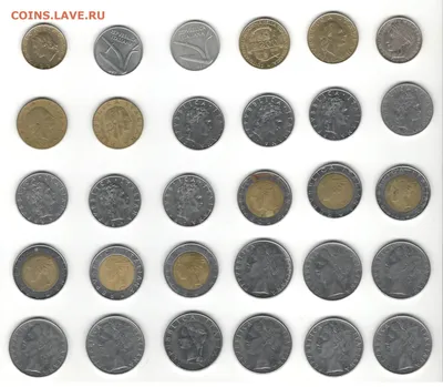 Банкноты из Италии. Итальянские лиры и монеты стоковое фото ©michelangeloop  145615323