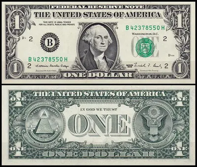 Банкнота 1 доллар ― США ― 1935 год ― КМ#416 - Интернет-магазин монет и  банкнот - Мани-Мани
