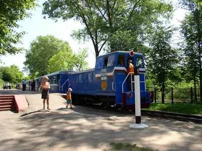 Детская железная дорога Минск фото
