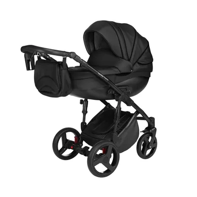 Детская коляска Noordline Оlivia Premium Sport 3 в 1 КОЖА (Черный): цена,  характеристики – «100 и 1 коляска»