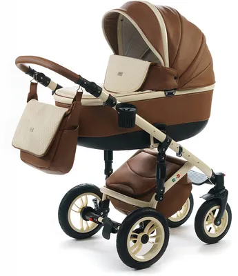 Детская коляска Vikalex Grata 3 в 1, коляска для новорожденных, экокожа,  Италия