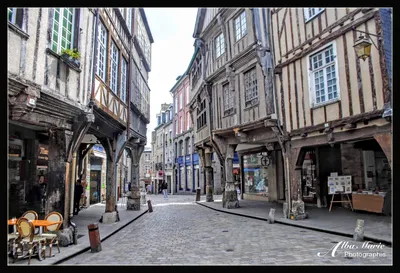 Dinan, Brittany, France - Ancient Town on the River Stock Image - Image of  buildings, house: 30311941