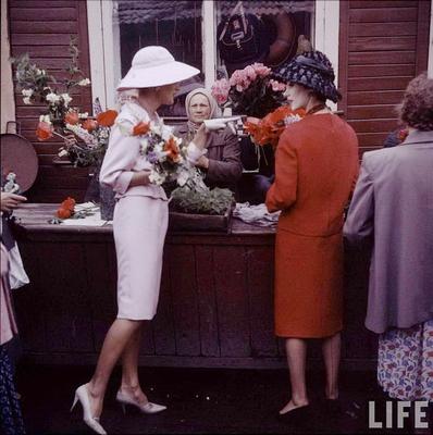 Christian Dior в Москве. 1959 год | Модные портреты, Кристиан диор,  Французские модели