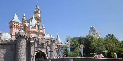 Disneyland, Anaheim, California, USA. Roller Coaster and Ferris Whee  Editorial Image - Image of famous, castle: 112421855