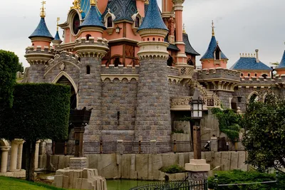 Night performance near Sleeping Beauty castle in Disneyland Paris.  Disneyland Paris (Euro Disney Resort) - entertainment resort in  Marne-la-Vallee. Marne-la-Vallee, France. March 30, 2019. Stock Photo |  Adobe Stock