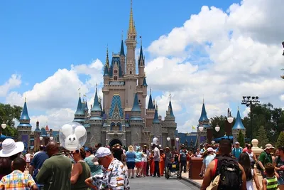 Фото Флорида Диснейленд америка Фонтаны Disneys Grand Floridian