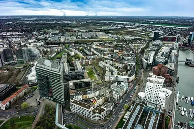 _MG_6886 - Dusseldorf skyline at night | Düsseldorf-Hafen is… | Flickr