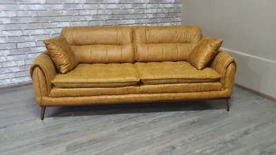 Прямой диван \"Барселона\" в стиле Барокко на заказ, от фабрики мебели  \"Курьер\"