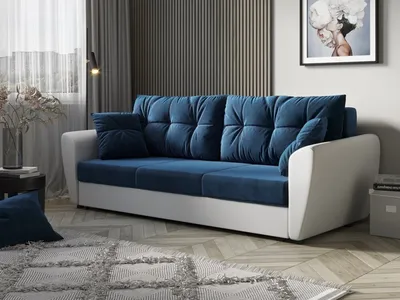 Диван прямой еврокнижка Бостон - купить в интернет-магазине мебели —  «100диванов»