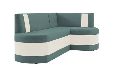 Угловой диван «Чикаго» Цвет: Зеленый, Размер: 124x116 фабрика Седьмая Карета