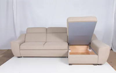Угловой диван Кёльн рогожка Malmo бежевый: описание, характеристики, цена  на официальном сайте Много Мебели