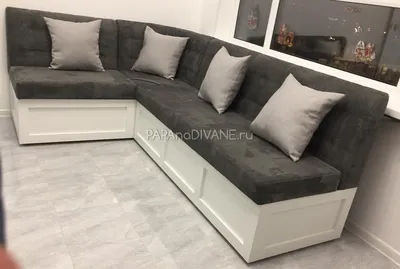 Угловой диван-кровать \"Милан\" White еврокнижка купить за 46290 руб в Москве  - интернет-магазин мебели MnogoMeb.Ru