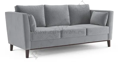 Прямой диван Неаполь 2-х местный Велюр Серый» купить в интернет-магазине -  1 324 руб.