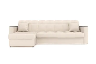 Угловой диван Неаполь 2 бежевый велюр купить в Сургуте | Интернет-магазин  VOBOX