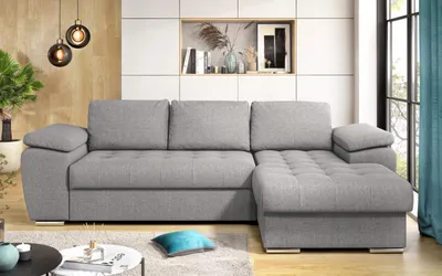 Обзор дивана Кормак (Валенсия) - большой модульный диван со спальным  местом. Механизм Дельфин. - YouTube